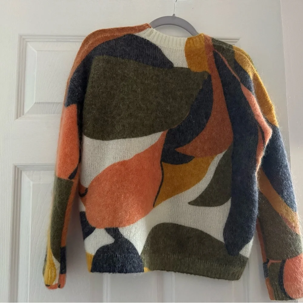 Sezane Multicolor Abstract Sweater - Picture 3 of 4